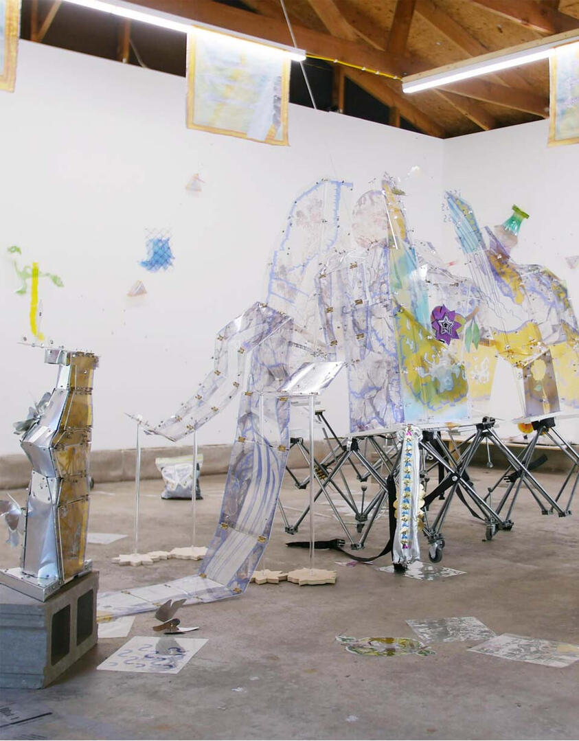 pEARs ‘ — —- —- ‘ in §pring, Installation view, FOGSTAND gallery, Minnesota USA