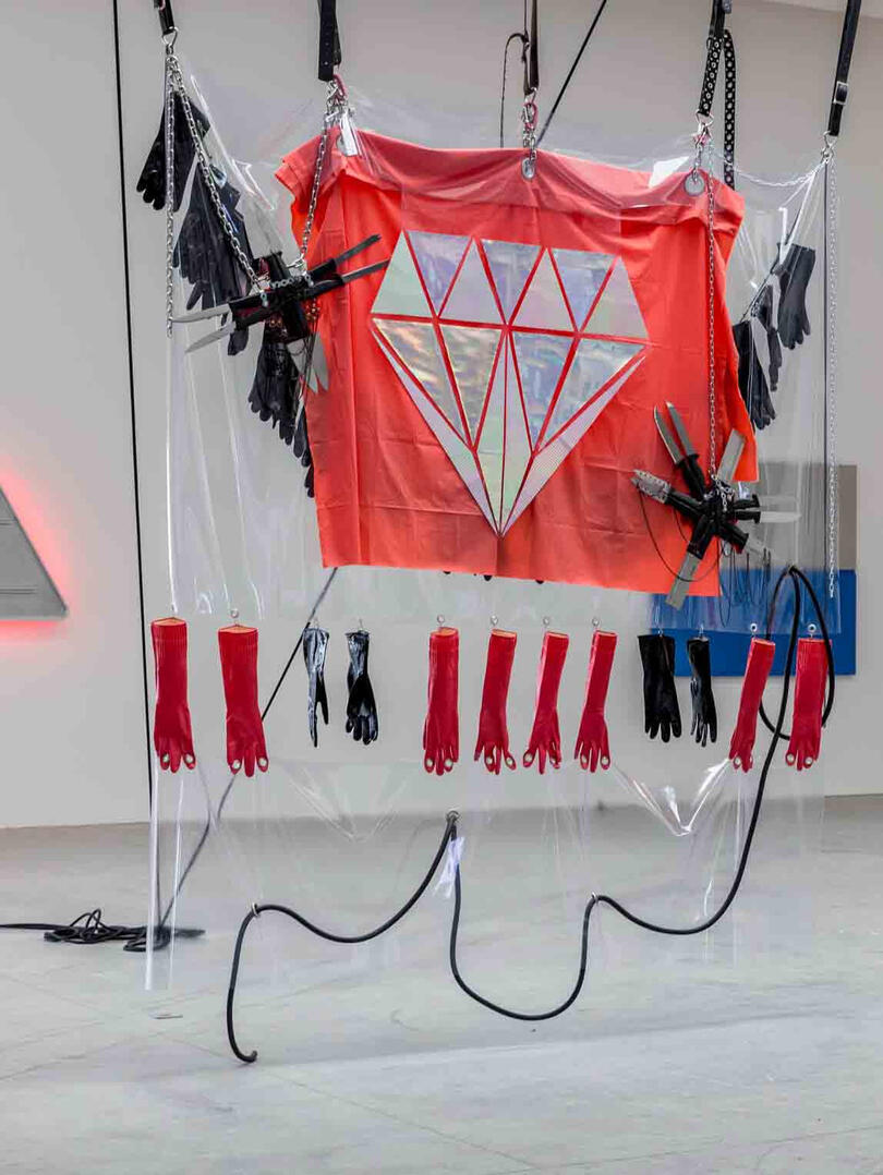 The Black Paraphernalia, Installation view, Frac des Pays de la Loire, France
