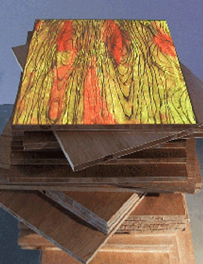 When Surface Betrays Solidity, Video Projection on Wood, Third Floor Hermès, Singapore