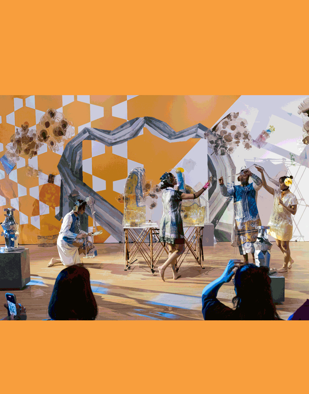 pEARs ' --- --- --- ' in §pring, a theatrical play, part of Solo Exhibition Dance in the Destruction Dance, Singapore Art Museum