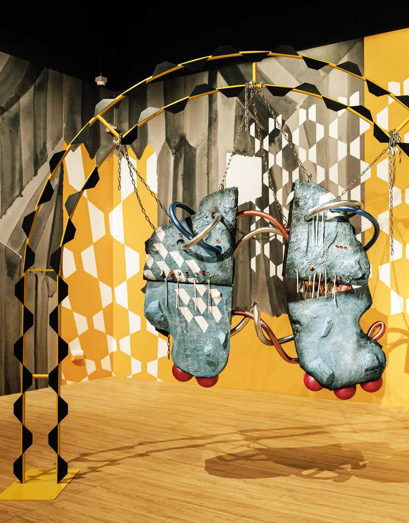 Glue Your Eyelids Together, Sculpture, Solo Exhibition Dance in the Destruction Dance