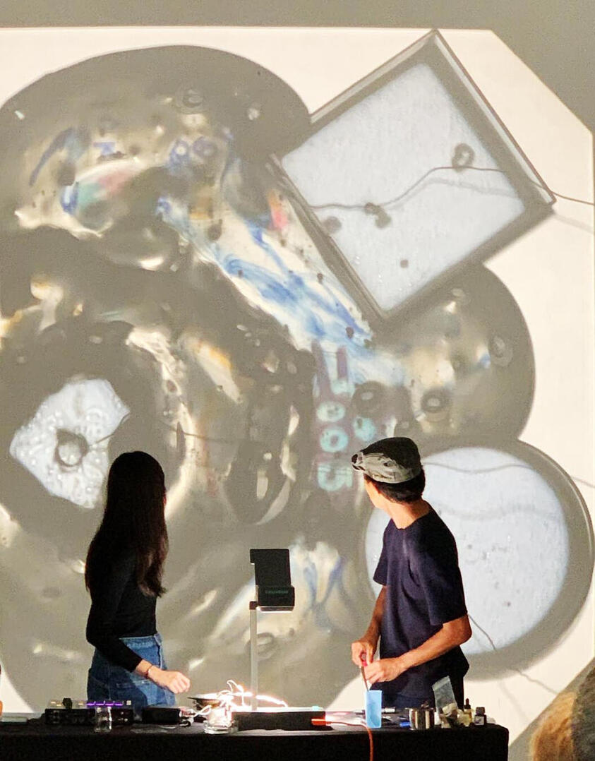 The Sound of Sound: Over-Under-In-Out-Head Projection, Singapore Art Museum